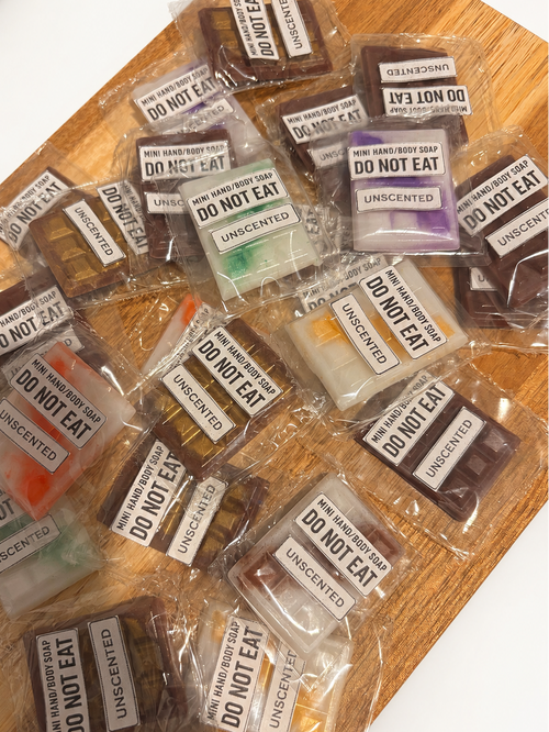 Candy Bag Mini Hand/Body Soaps (Pack of 9)